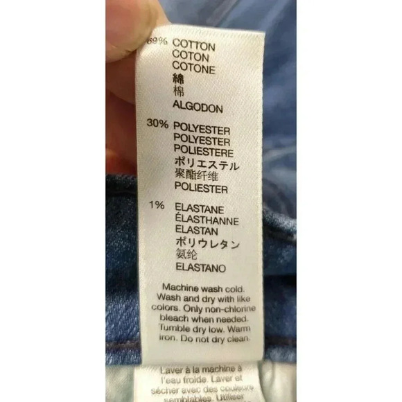 GAP BLUE DENIM DENIM LEGGINGS PLUS SIZE 18, INSEAM 30.5" - Picture 5 of 7